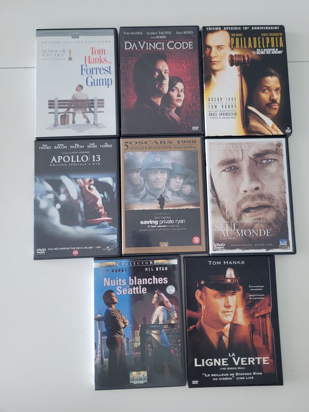 Alle DVDs: Collection de 8 DVD Tom Hanks – Gebraucht aus Morges von AngelBliss