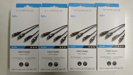 Cinch Kabel Set 4 Stück