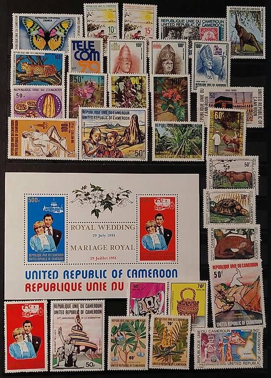 Tutti i francobolli: Cameroun, 94 timbres ** – Nuovo (secondo la descrizione) da Saillon venduto da picav 2