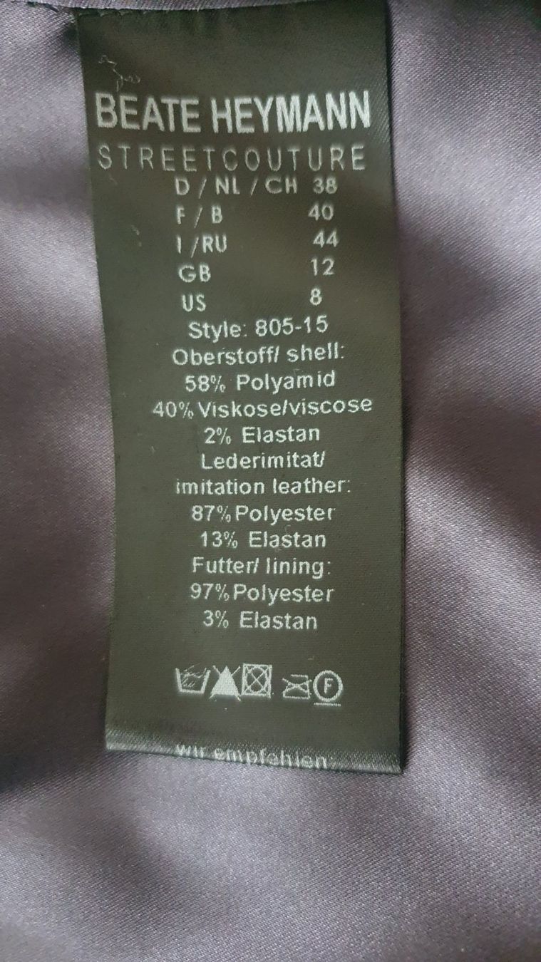 Giacche: Neue Jacke von Beate Haymann Gr 38 – Nuovo e nell'imballaggio originale da Pfaffhausen venduto da mai2002 6