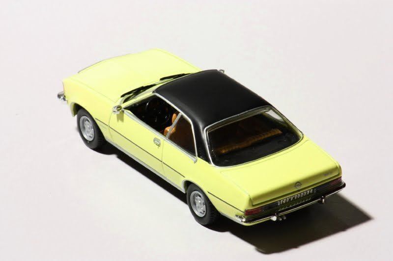 Opel Modellautos: Opel Commodore B GS/E Coupé 1972-1977 gelb / matt- schwarz – Neu und originalverpackt aus Gerlafingen von espero88 4