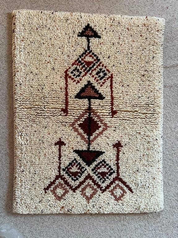 Tappeto da gioco: Jassteppich handgeknüpft 55X71cm beige – Usato da Buttikon SZ venduto da Mike51