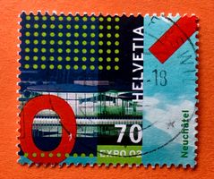 Nr.1043  Arteplage Neuenburg  Sondermarken GESTEMPELT 2002