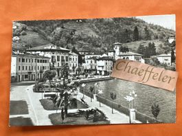 Alte Ansichtskarte Ponte-Tresa II Quai Tessin mit Beschriftu