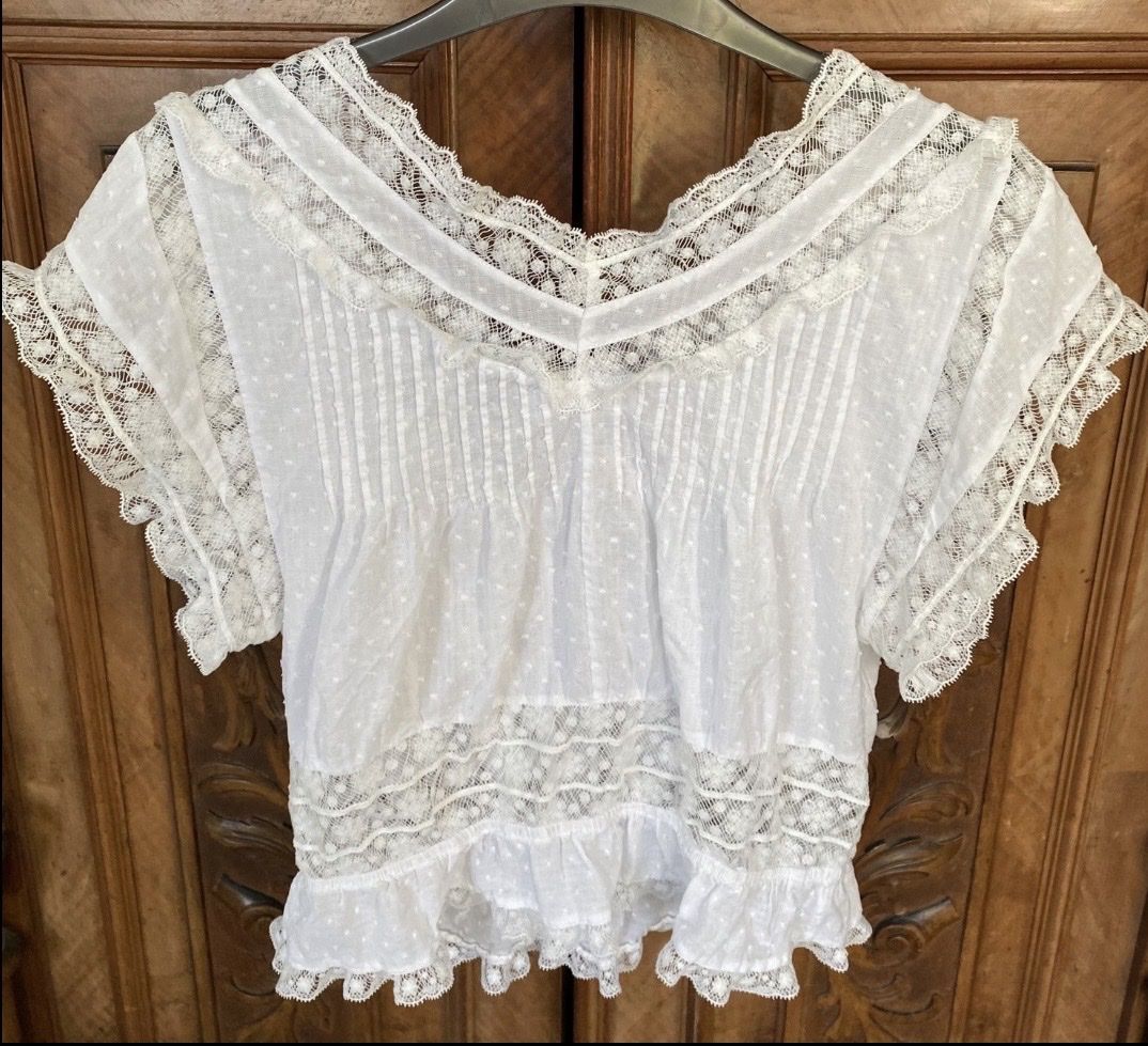 Zimmermann Blusen: Zimmermann Bluse weiss Grösse 2 - 100% Baumwoll – Neu (gemäss Beschreibung) aus Zug von Se_wb5d 2