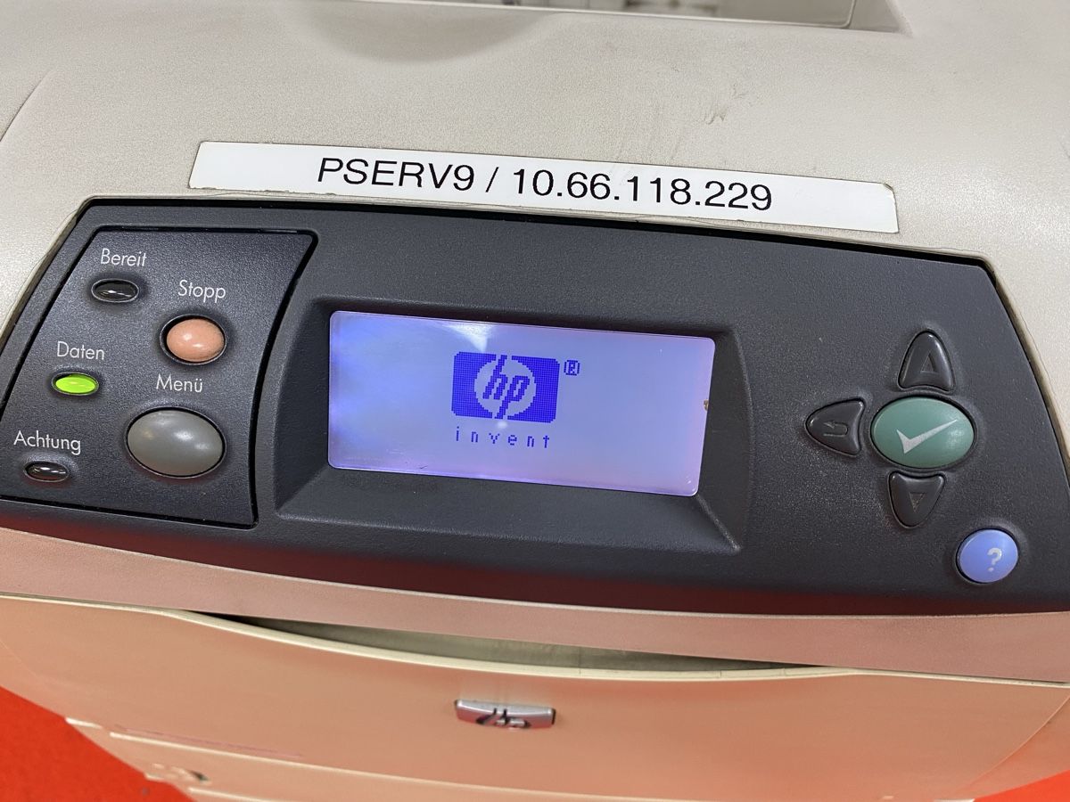 Hewlett Packard Drucker: Drucker von Hp Laser Jet 4259tn – Gebraucht aus Hägglingen von Karin0802 5
