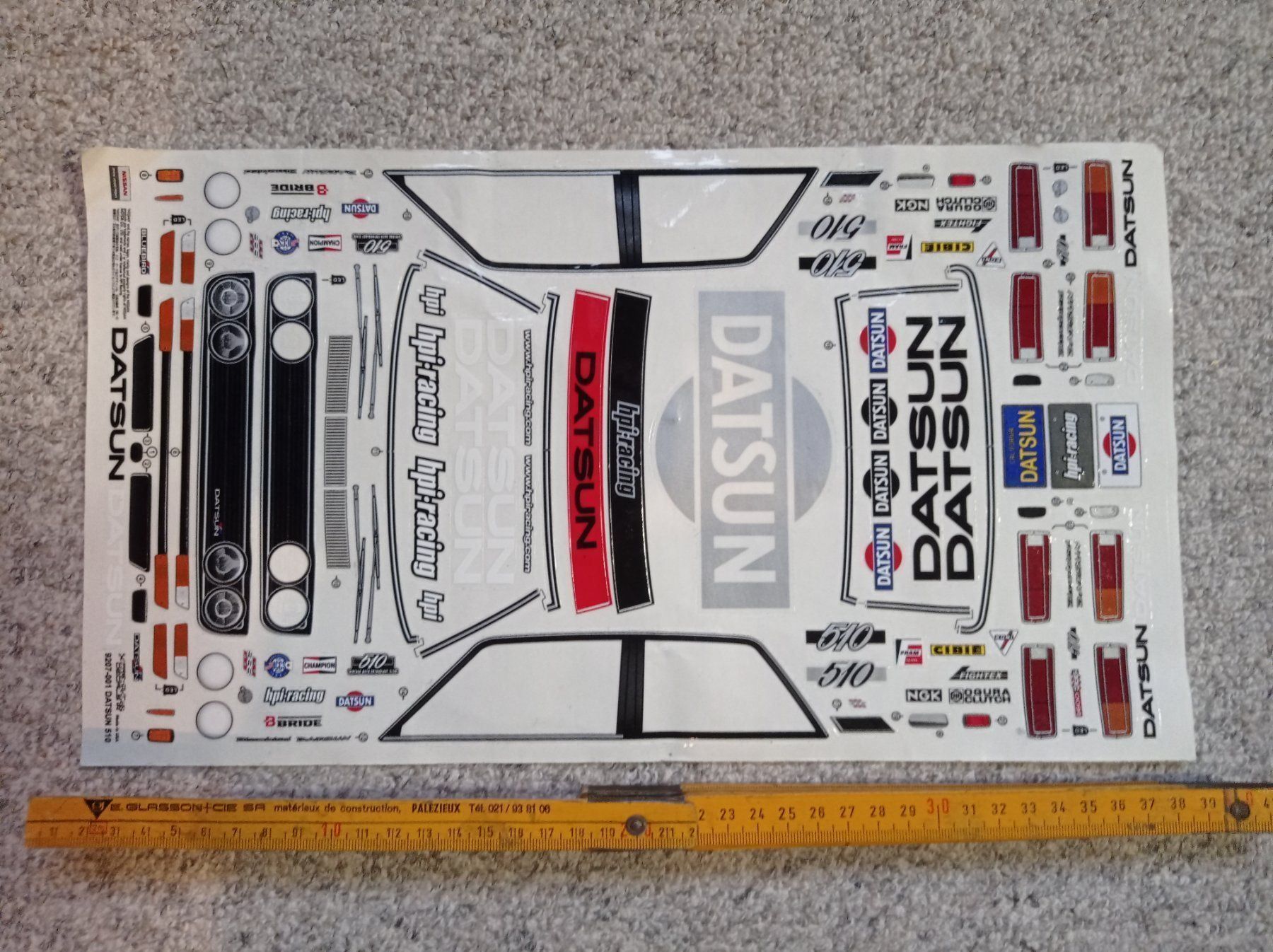HPI Modellismo RC: HPI Datsun Aufkleber – Usato da Bex venduto da Sdancer