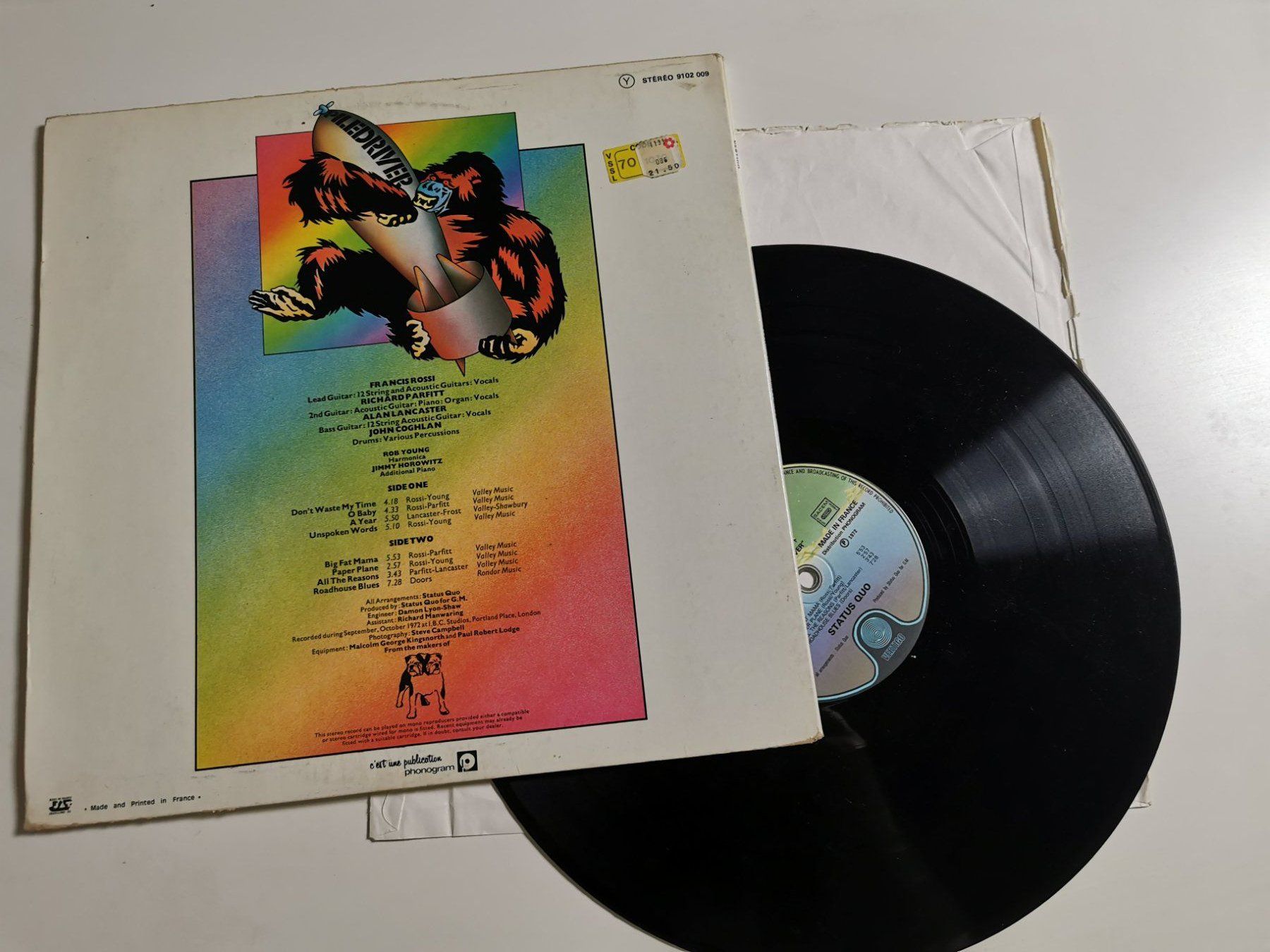 Vinyles: STATUS QUO - PILEDRIVER – D'occasion à Grafenried par House-of-Oldies 1