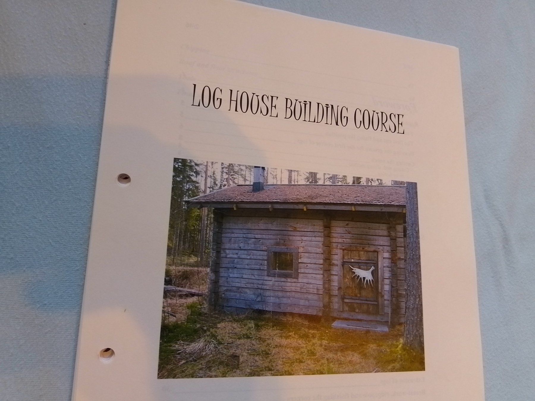 Bücher: Anleitung Blockhaus (Finnland) – Gebraucht aus Eglisau von sch_m6rw