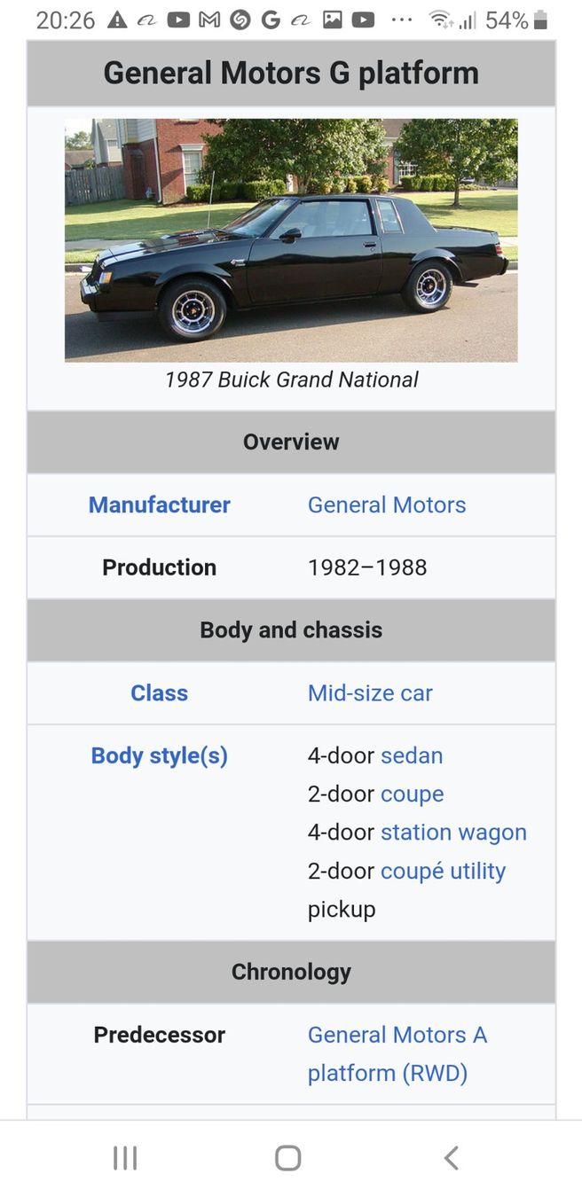 GM Tutti pezzi di ricambio auto: Federung Chevrolet G Body 1982 - 1987 – Nuovo (secondo la descrizione) da Siselen BE venduto da saradiva2015 5