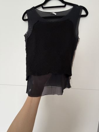 Schwarzes Top von aiku, Grösse 42 (IT) - Sommer Look!