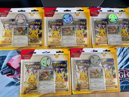 🇺🇸Pokémon 30th 2-Pack Blister EN –5x Blister Sealed