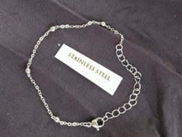 zarte Armkette mit Kugeln (21 cm) AISI / INOX, verstellbar