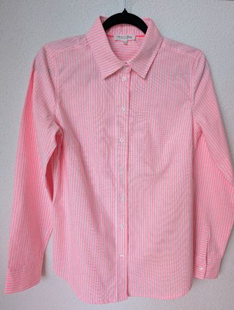 Elegant Woman Shirt, Size 38, Pink Striped