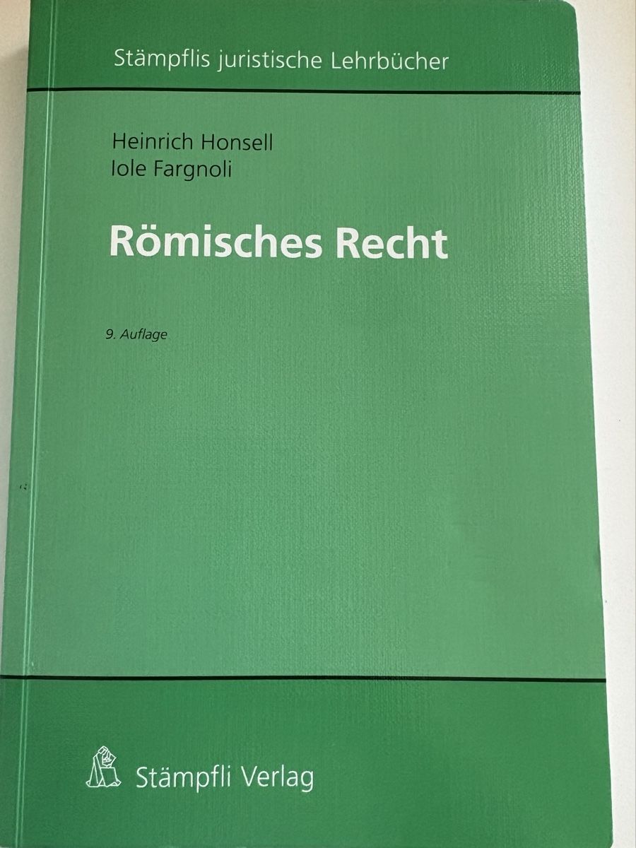 Bücher: Römisches Recht – Neu (gemäss Beschreibung) aus Gebenstorf von Magnolia39