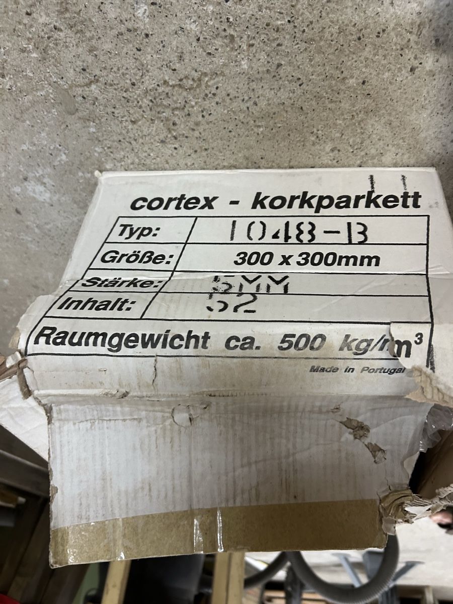 Bodenbeläge: Cortex Korkboden – Neu (gemäss Beschreibung) aus Derendingen von Hauderebaesseler 1