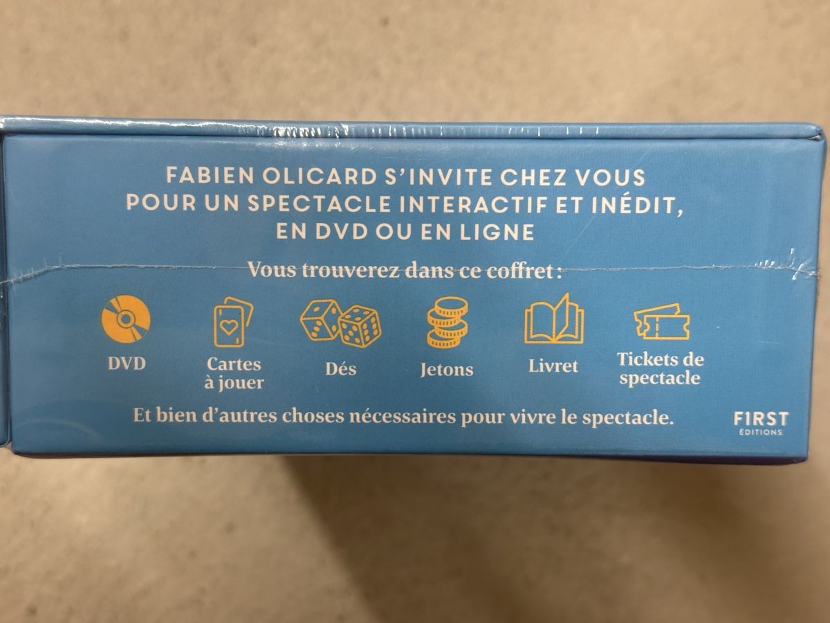 Spiele: Spectacle interactif Fabien Olicard "Vous Mentalise"  – Neu und originalverpackt aus Zürich von Marcouyou 3
