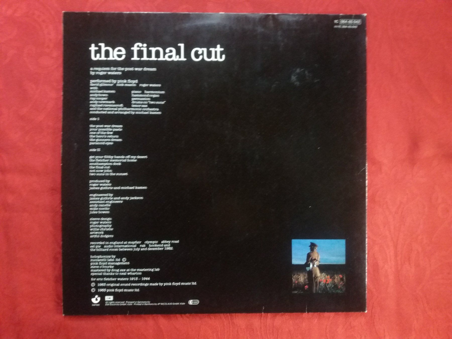 Schallplatten: LP (Pink Floyd) The Final Cut – Gebraucht aus Meyrin von toutatis 1