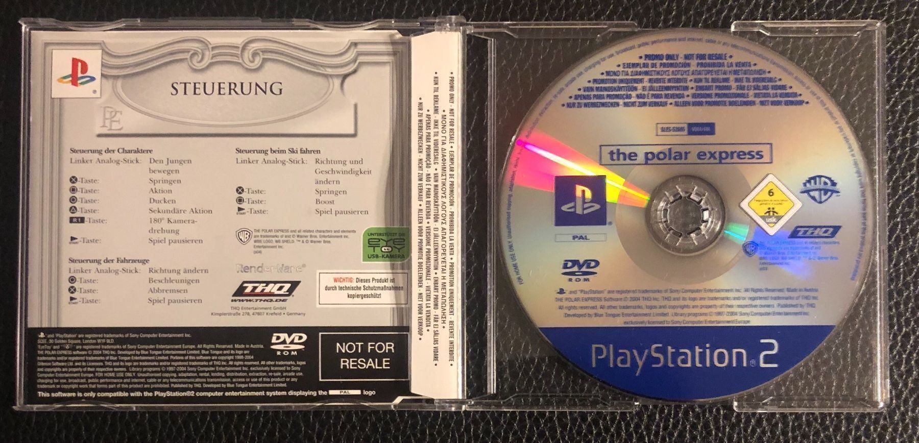 Sony Spiele: Der Polarexpress Sony PS2 Promo – Gebraucht aus Kestenholz von Naruto_01 2