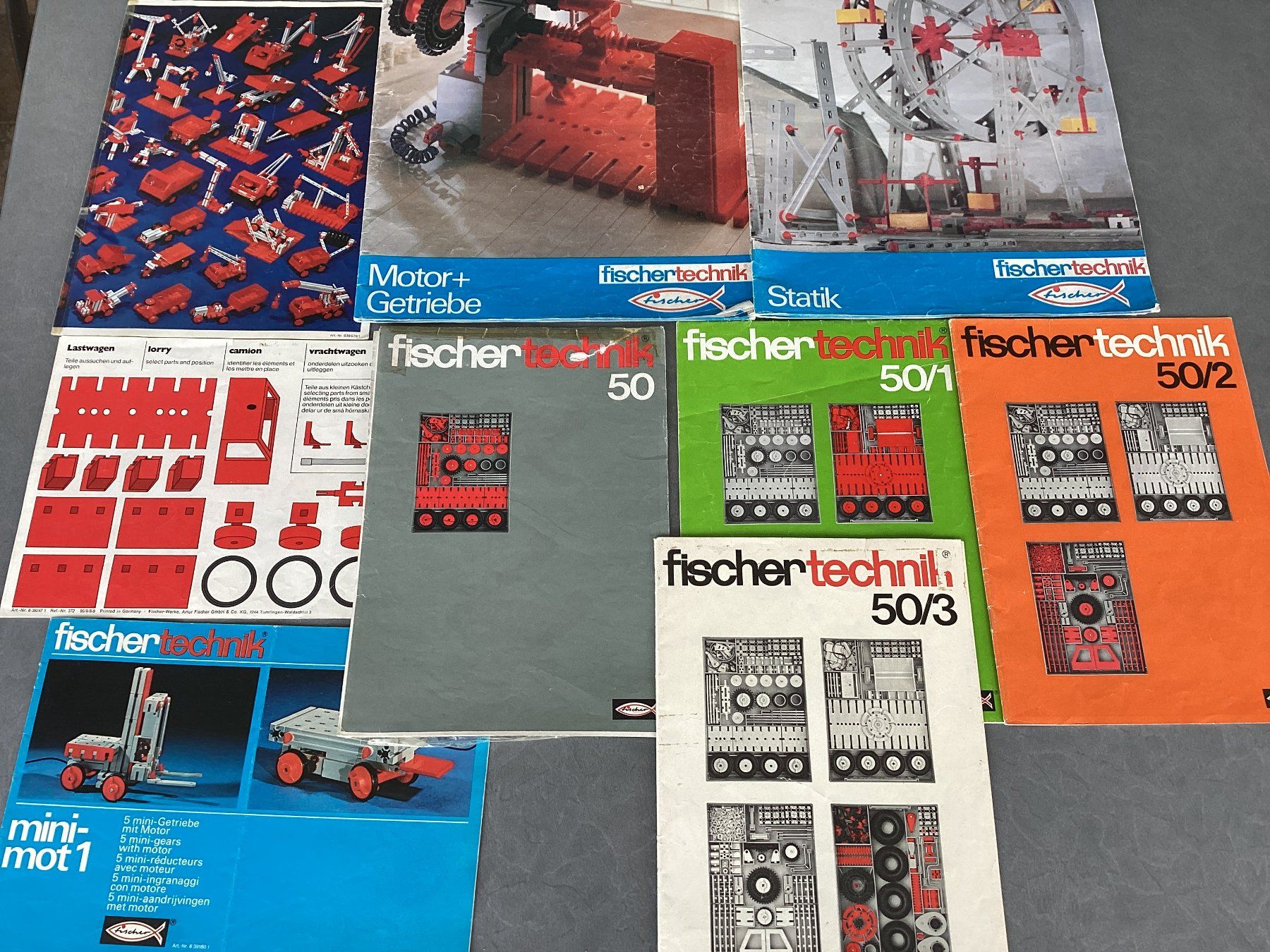 Fischer Kit di costruzioni: Fischertechnik Konvolut, diverse Sets, 1970er Jahre – Usato da Steffisburg venduto da mareri 3