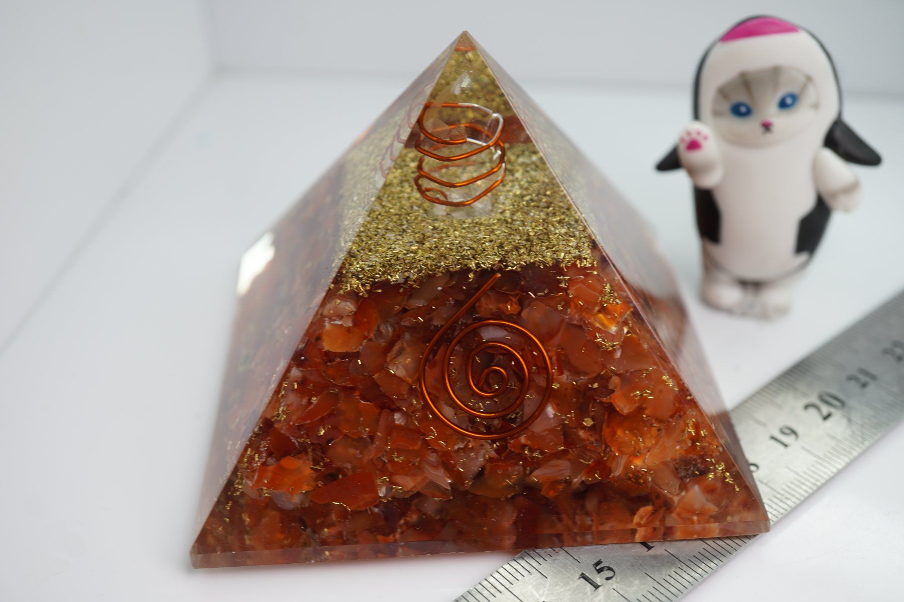 Mineralien & Heilsteine: Karneol     -Orgonit - Pyramide by TOPSTONE – Defekt aus Eschenbach SG von topstone