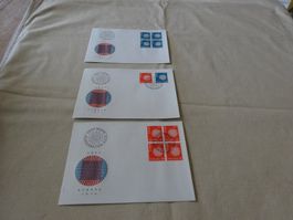 3 Sonderbriefe Europa 1970