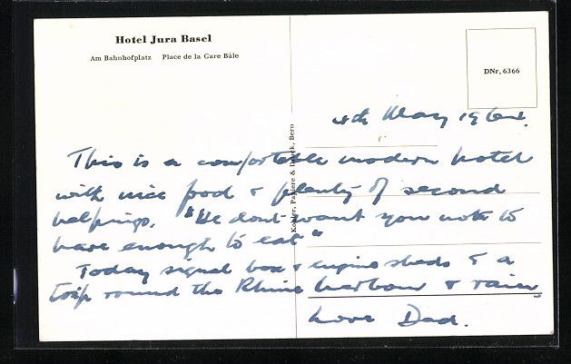 Cartoline postali: AK Basel, Hotel Jura, Bahnhofsplatz – Usato da Berlin venduto da bartko-reher 1