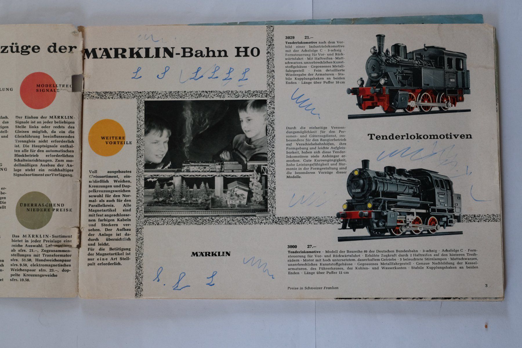 Märklin Dokumente: Märklin Katalog oder Werbebroschüre ca. 1960er – Gebraucht aus Ehrendingen von nicoro50 1