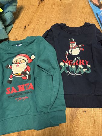 Jack&Jones Weihnachten Pullover Set Grösse 128 Top!