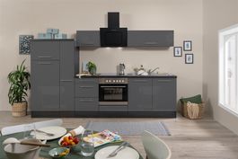 756 Küchenzeile Küchenblock 300cm E/G - Küche Einbauküche
