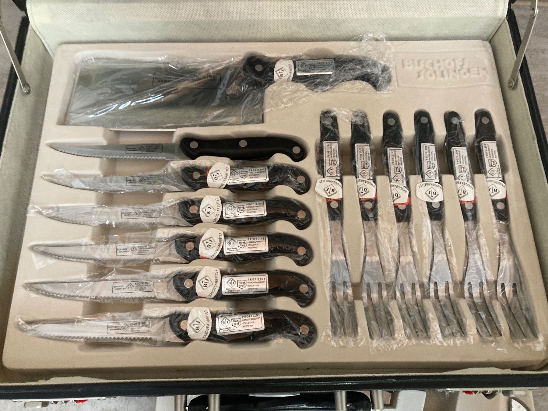 Solingen Coltelli: Messerset – Usato da Fläsch venduto da Hofschreinerei 1
