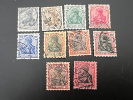Deutsches Reich 1902 MiNr. 68-77 gest. (4987)