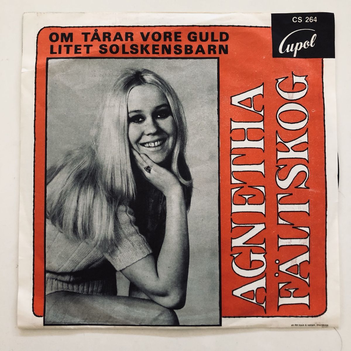 Schallplatten: ABBA 1970 Agnetha Fältskog Vinyl Single – Gebraucht aus Wettingen von ABBA-Retro 1