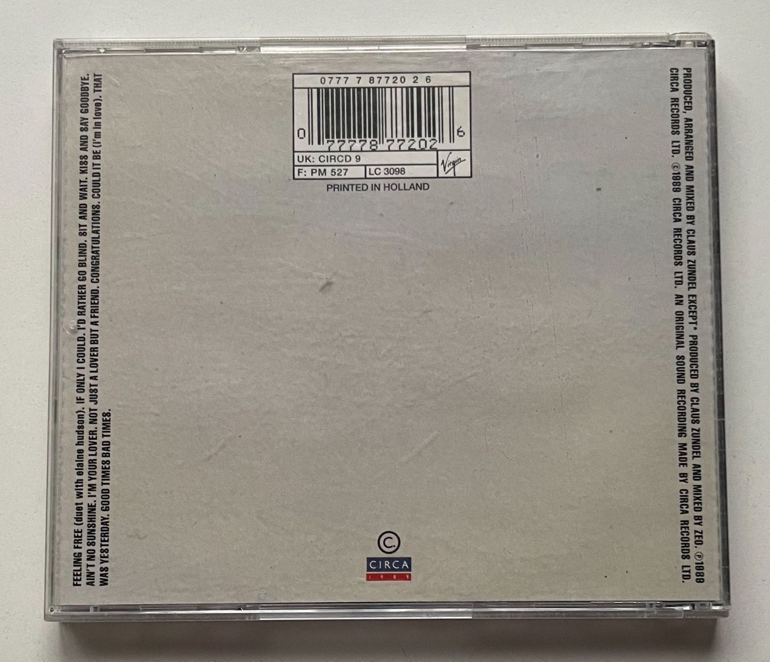 CDs: Sydney Youngblood / Feeling Free – Gebraucht aus Näfels von rottabi 3