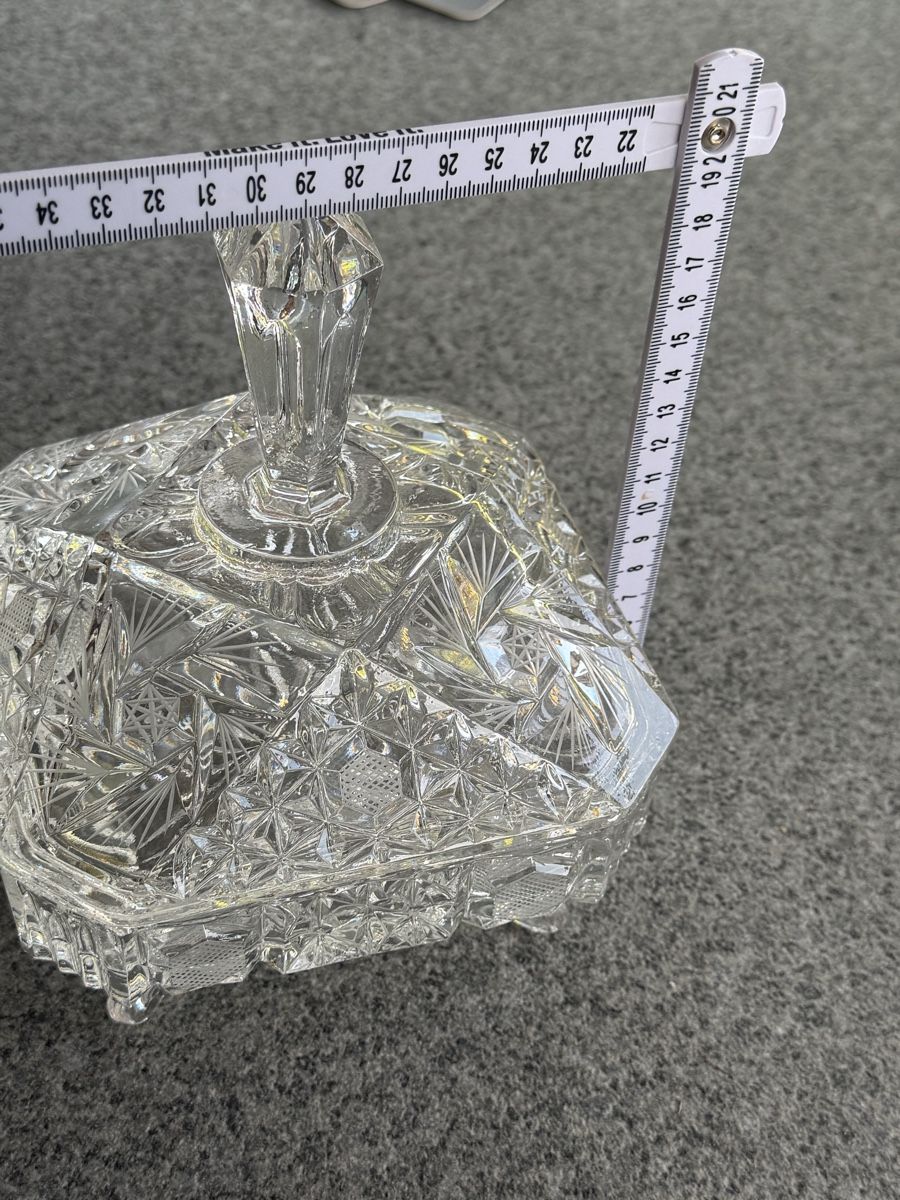 Bicchieri: Glasdose mit Deckel Kristall Glas  – Usato da Deitingen venduto da Himhip 4