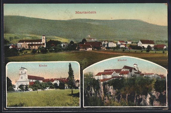 Ansichtskarten: Mariastein, Panorama, Kirche und Kloster – Gebraucht aus Berlin von bartko-reher