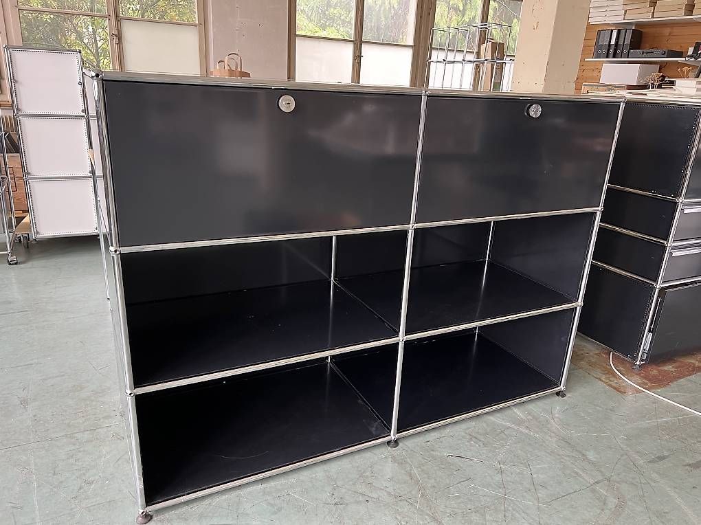 Regale: USM Highboard Graphit Schwarz  – Gebraucht aus Kreuzlingen von polychromos 2