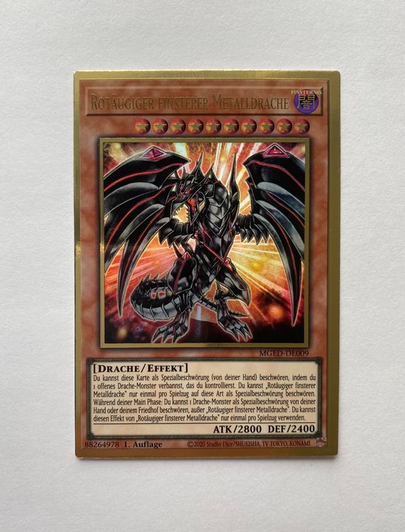 Rotäugiger finsterer Metalldrache | Kaufen auf Ricardo