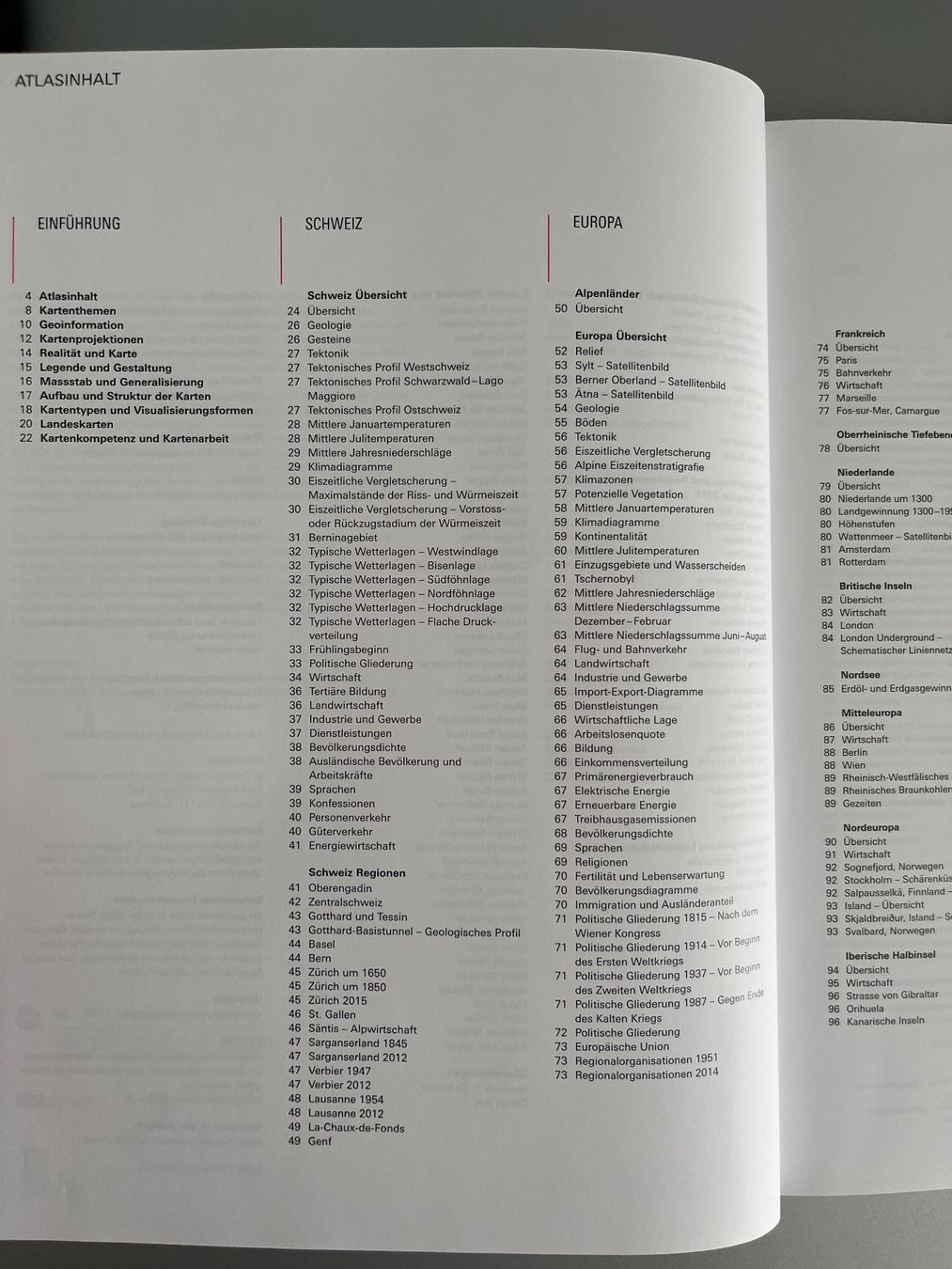 Libri: Schweizer Weltatlas Geografie – Nuovo (secondo la descrizione) da Unterägeri venduto da flu_zp5d 2