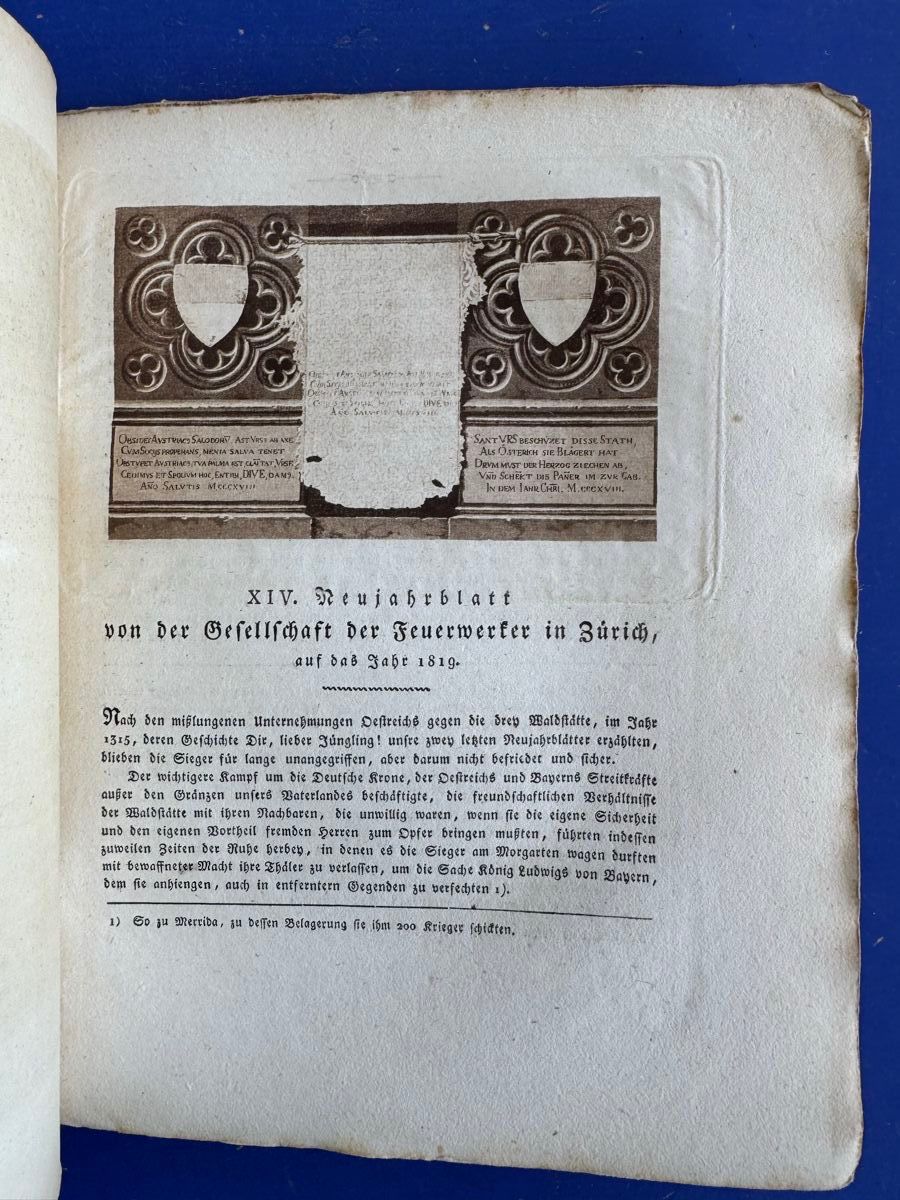 Bücher: Belagerung von Solothurn. Feuerwerker Gesellschaft 1819 – Gebraucht aus Adliswil von buch_und_kunst 2