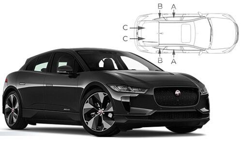 Jaguar Auto Sonnenschutz Blenden Set / Car Shades passgenau