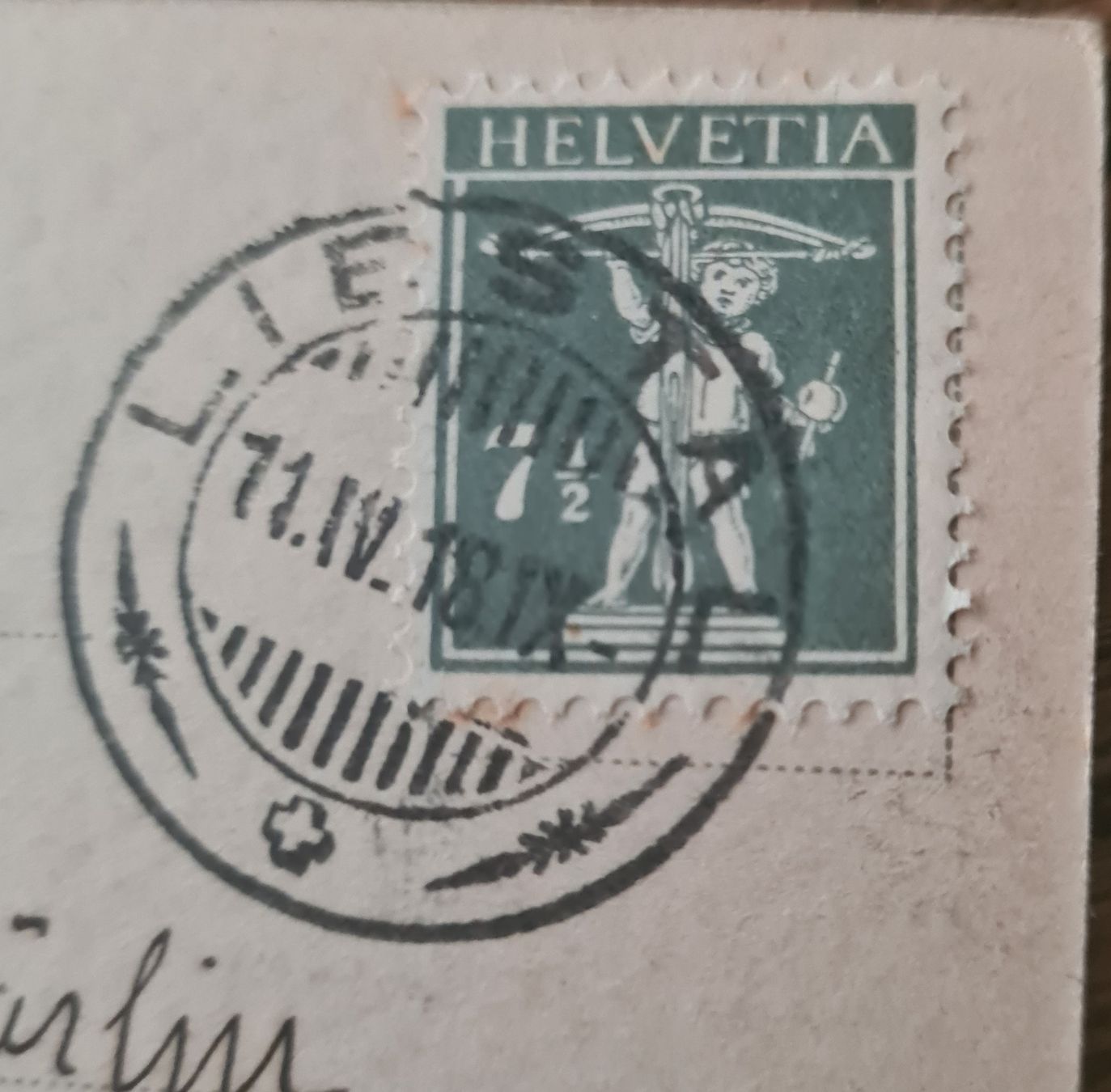Tutti i francobolli: 7 1/2 Frankatur 1918/1920 – Usato da Ebikon venduto da Donar50