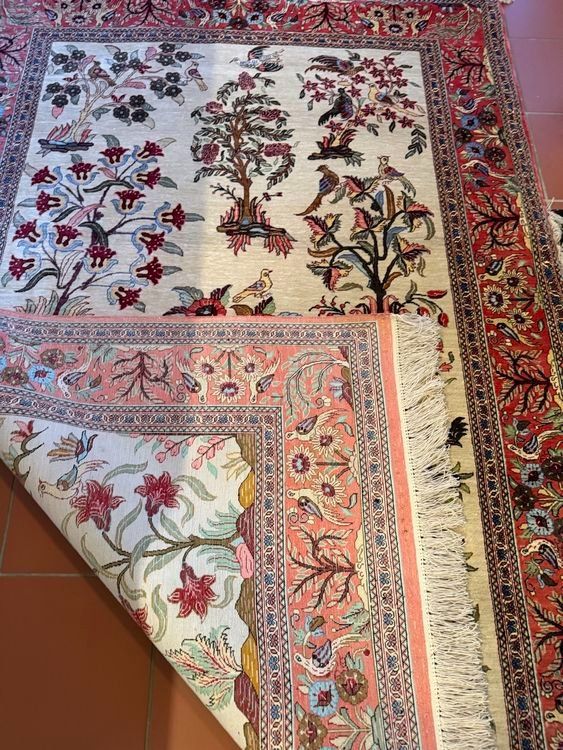 Tappeti: Wunderschöne Perser Seiden Teppich Wandteppich – Usato da Zürich venduto da sne.swiss 2