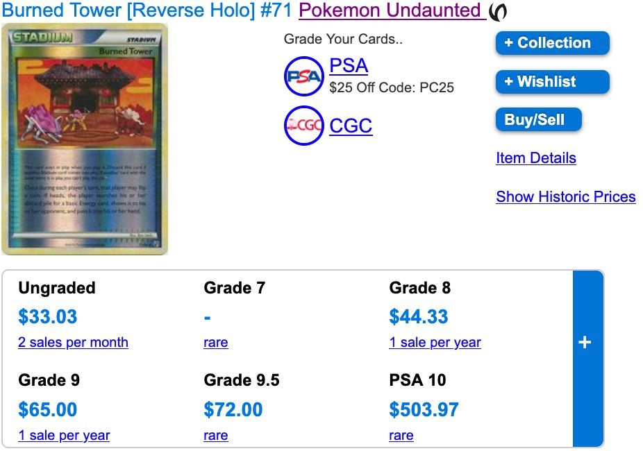 Pokémon Carte collezionabili: Turmruine Reverse Holo 71 – Usato da Zürich venduto da PEACECOCOON 3