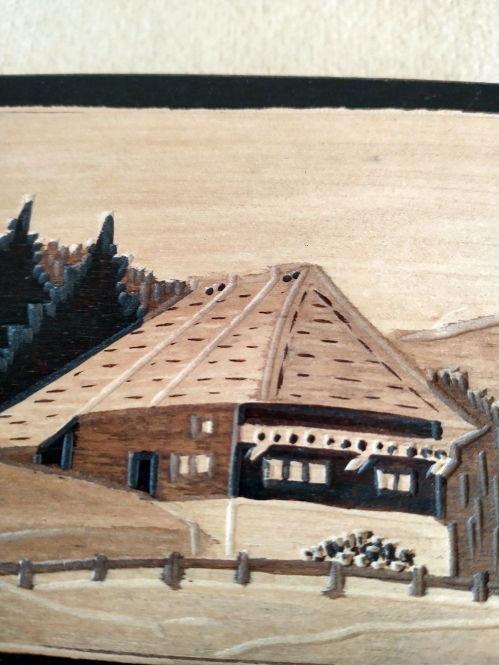 Portagioie: Holzkassette/Schatulle, Bergchalet – Usato da Löhningen venduto da Chimae67 4