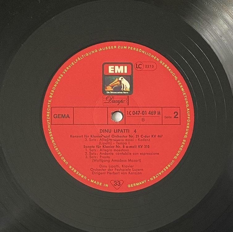 Schallplatten: Mozart, Dinu Lipatti 4 – Gebraucht aus Flums von Empe1 3