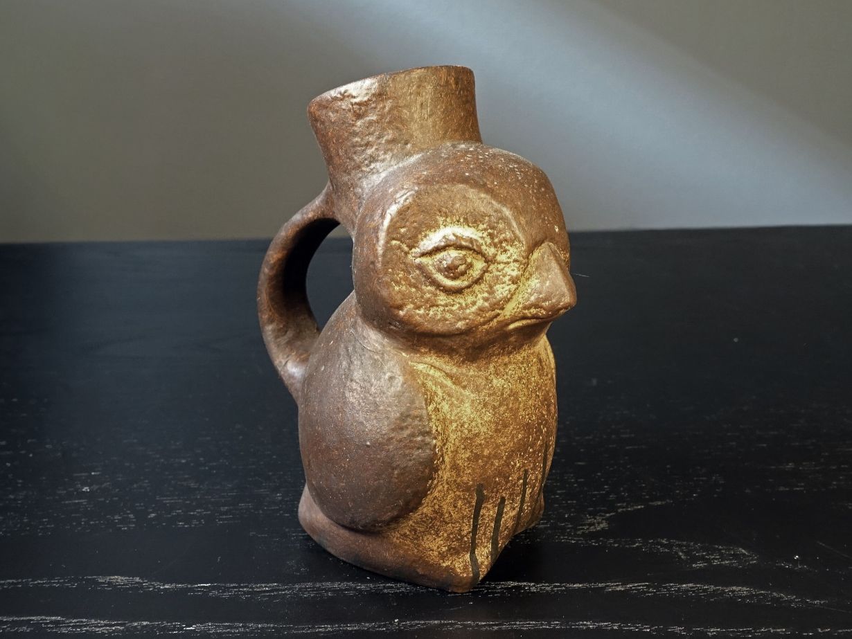 Vasi & Recipienti: Tonkrug / Vase in Form einer Eule – Usato da Russikon venduto da Eulenfeder