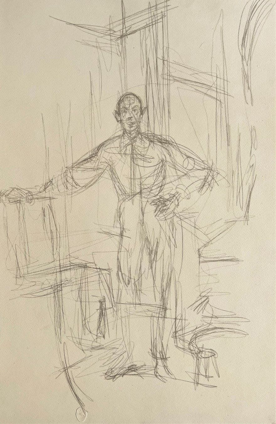 Grafiken & Lithographien: Alberto Giacometti, Vintage Lithographie – Gebraucht aus Ponte Tresa von 11GalleriaAlterEgo11 8