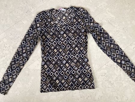 S.Oliver Shirt, leicht transparent, Gr M (sehr klein) neu