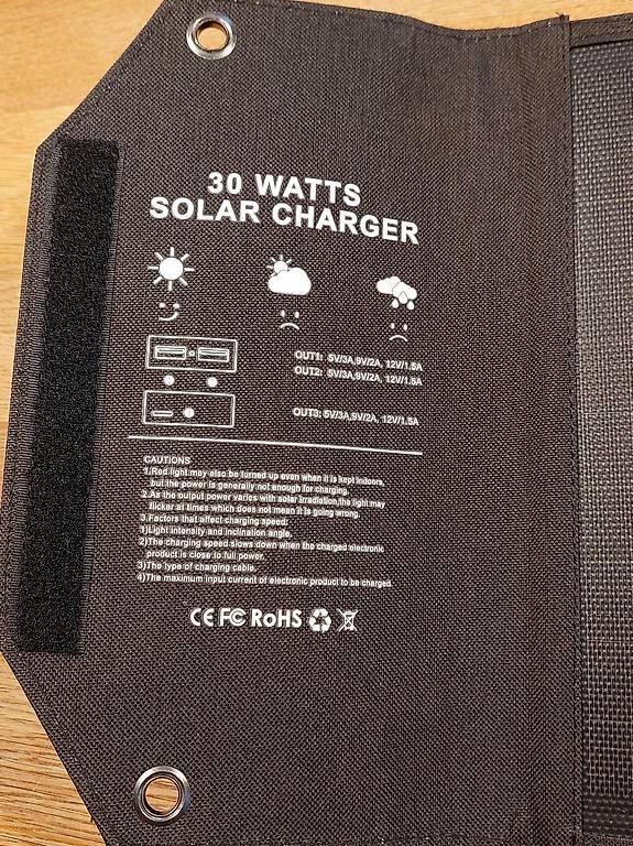 Dispositivi a energia solare: Solar charger 30 Watt – Nuovo (secondo la descrizione) da Lauwil venduto da Dittli7 1